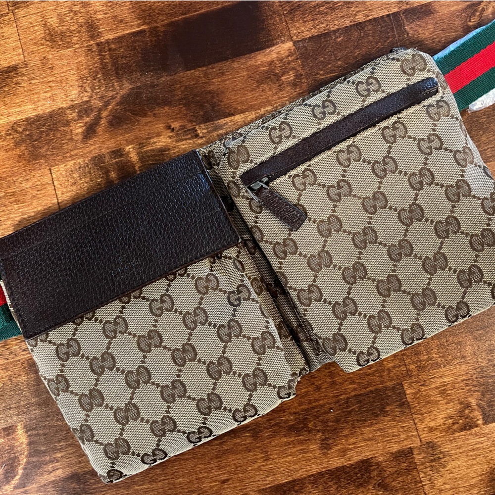 Gucci GG Canvas Web Belt Bag/Bum Bag